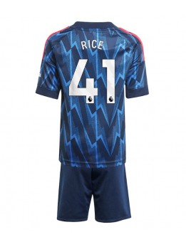 Arsenal Declan Rice #41 Dječji Gostujuci Dres kompleti 2025-26 Kratak Rukavima (+ kratke hlače)